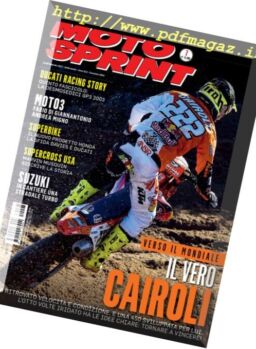 Moto Sprint – 14 Febbraio 2017