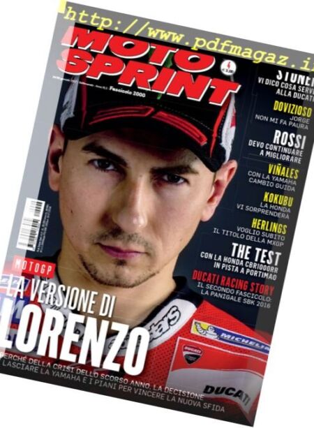 Moto Sprint – 24 Gennaio 2017 Cover