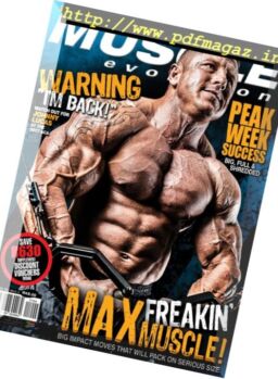 Muscle Evolution – March-April 2017