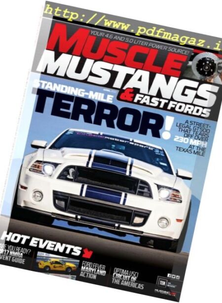 Muscle Mustangs & Fast Fords – April 2017 Cover
