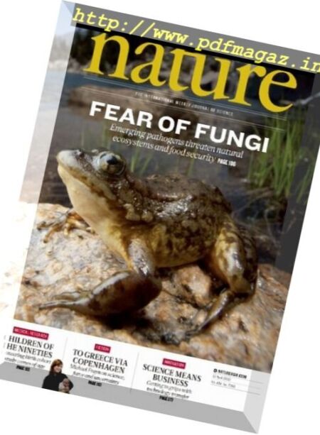 Nature Magazine – 12 april 2012 Cover