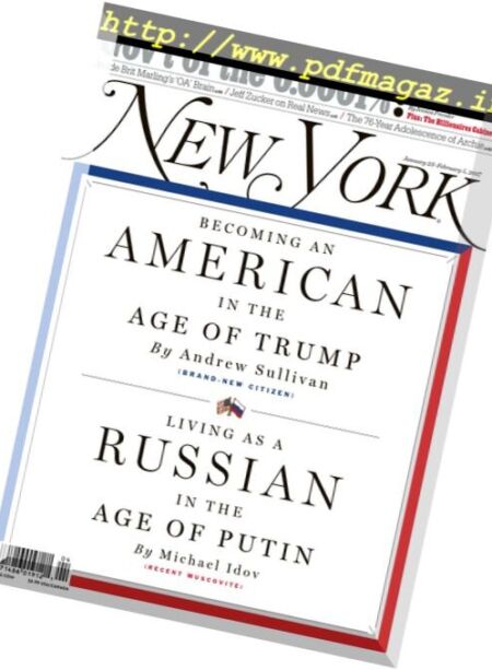 New York Magazine – 23 January 2017 Cover