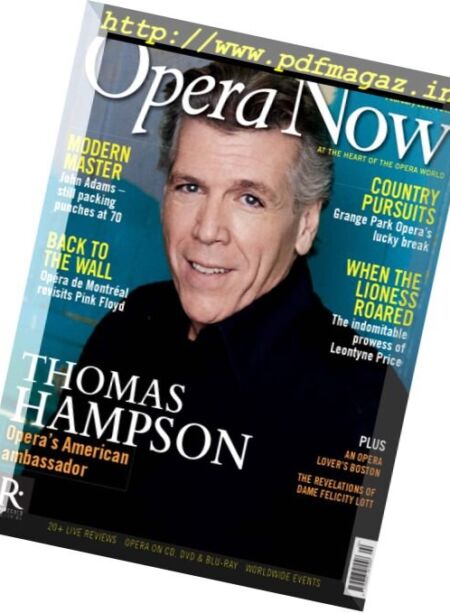 Opera Now – February 2017 Cover