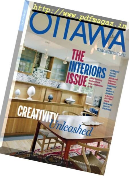 Ottawa Magazine – Interiors 2017 Cover
