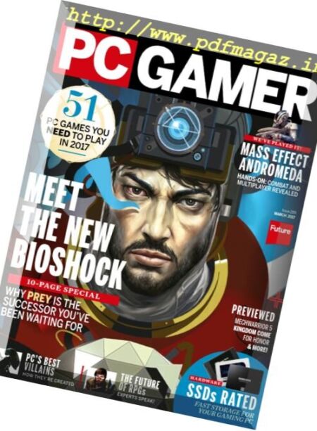 PC Gamer USA – March 2017 Cover