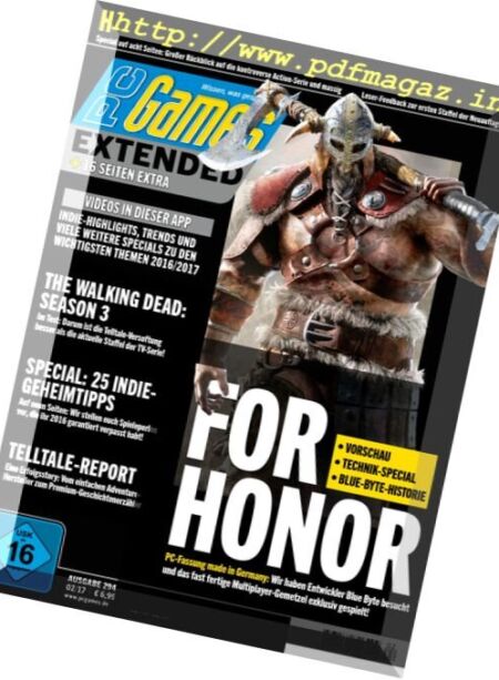 PC Games Germany – Februar 2017 Cover