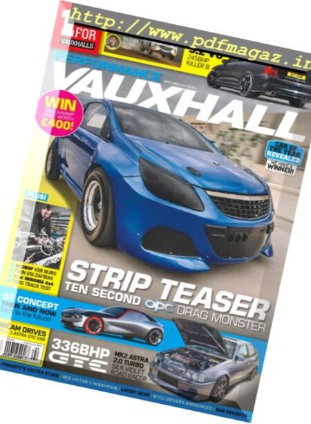 Performance Vauxhall – April-May 2017 Cover