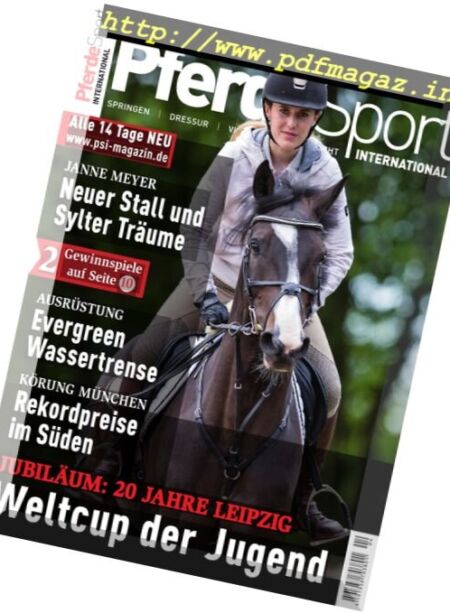 Pferdesport International – 4 Februar 2017 Cover