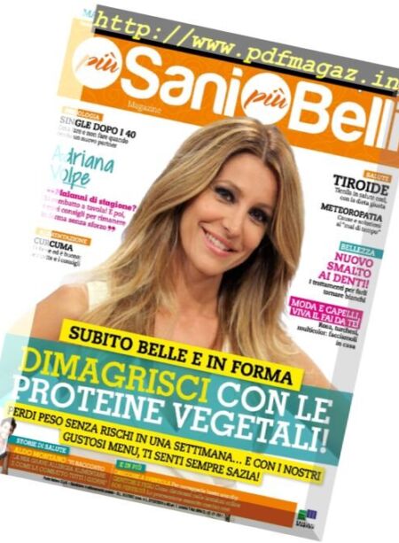 Piu Sani Piu Belli – Febbraio 2017 Cover