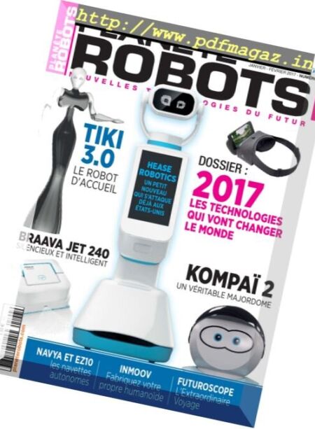 Planete Robots – Janvier-Fevrier 2017 Cover
