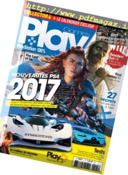 Play Games – Fevrier-Mars 2017