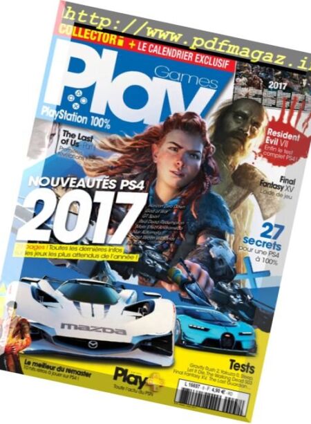 Play Games – Fevrier-Mars 2017 Cover
