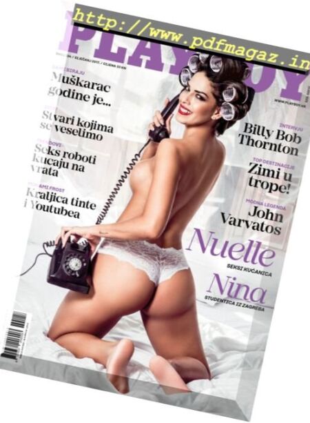 Playboy Croatia – Sijecanj 2017 Cover