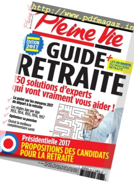 Pleine Vie – Hors-Serie N.36 – Retraite 2017 Cover