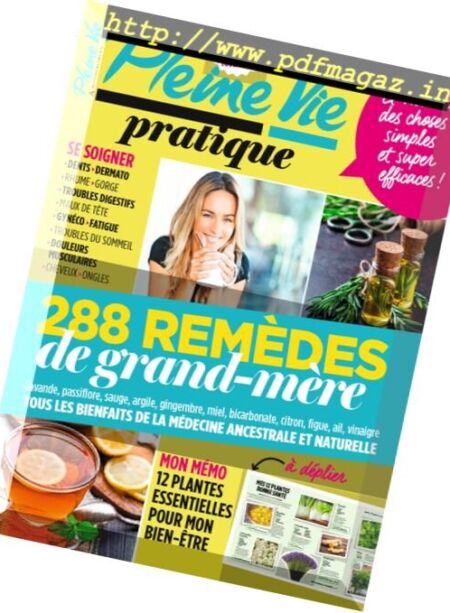 Pleine Vie Pratique – Remedes de Grand-Mere 2017 Cover