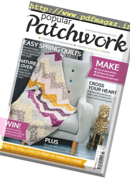 Popular Patchwork – March 2017 Cover