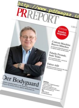 PR Report – Nr.1, 2017