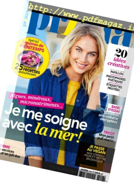 Prima France – Avril 2017 Cover