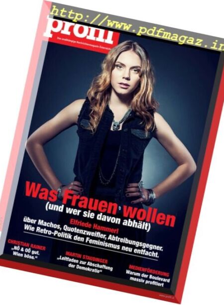 Profil – 13 Februar 2017 Cover