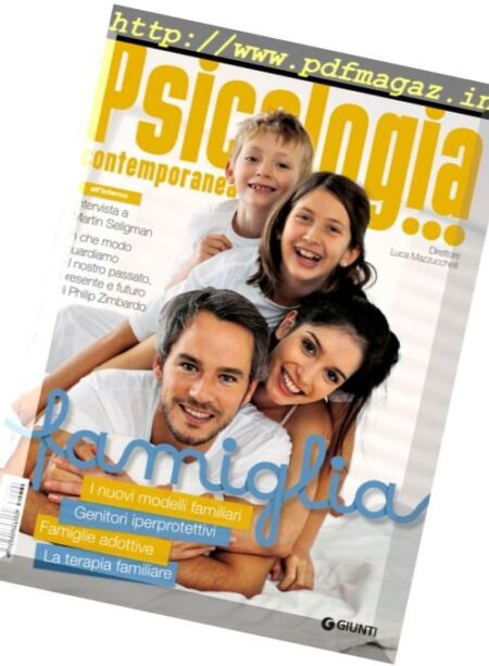 Psicologia Contemporanea – Marzo-Aprile 2017 Cover
