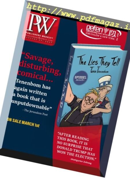Publishers Weekly – 23 January 2017 Cover
