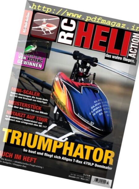 RC-Heli Action – Marz 2017 Cover