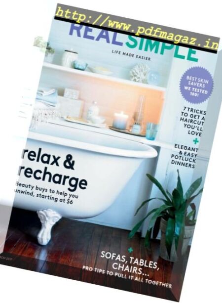 Real Simple – March 2017 Cover