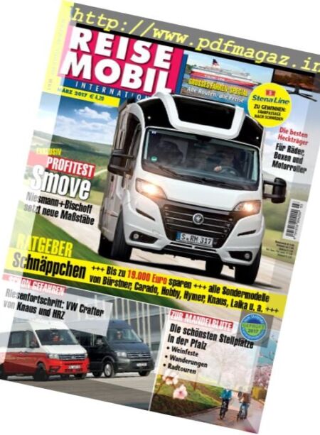 Reisemobil International – Marz 2017 Cover