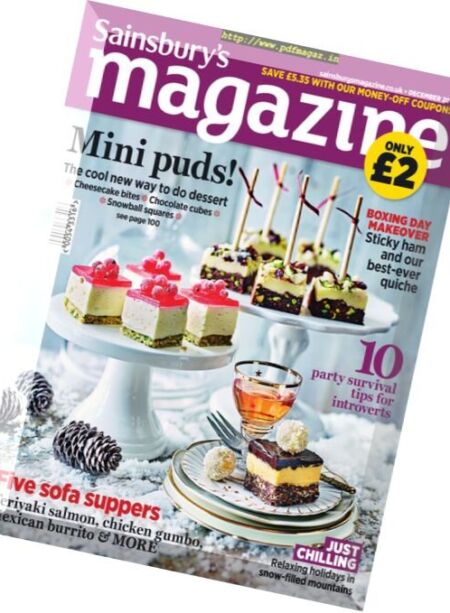 Sainsbury’s Magazine – December 2016 Cover