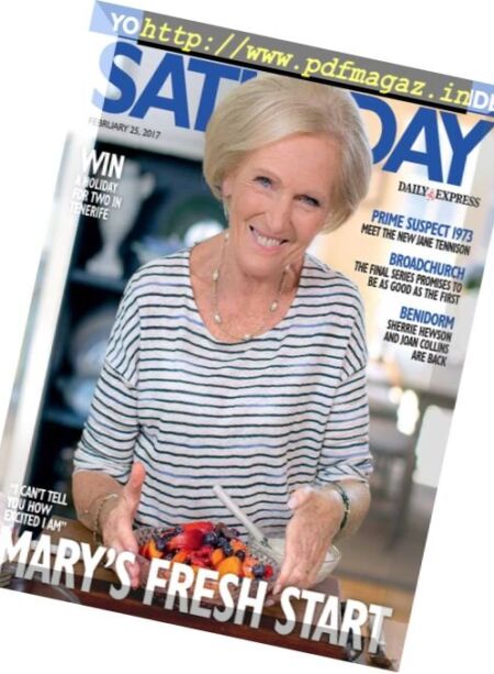 Saturday – 25 February 2017 Cover