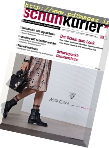Schuhkurier – 2 Februar 2017 Cover