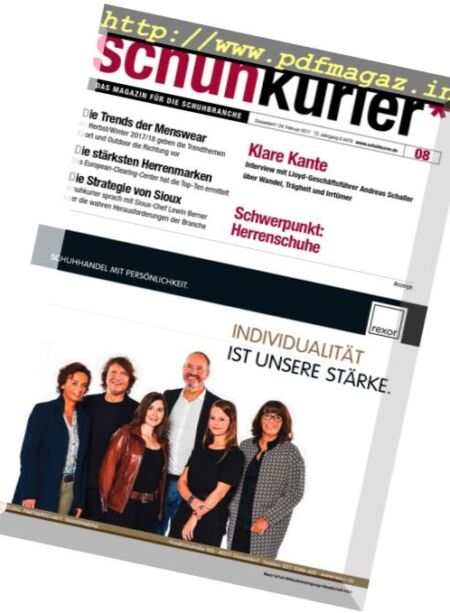 Schuhkurier – 24 Februar 2017 Cover