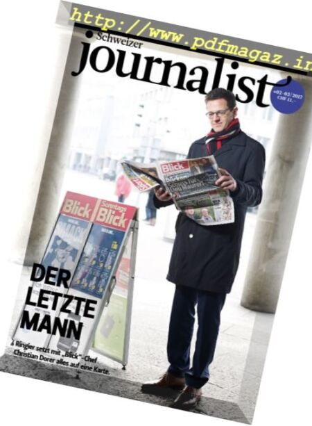 Schweizer Journalist – Februar-Marz 2017 Cover