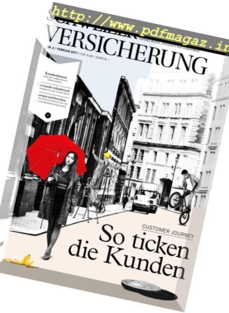 Schweizer Versicherung – Februar 2017 Cover