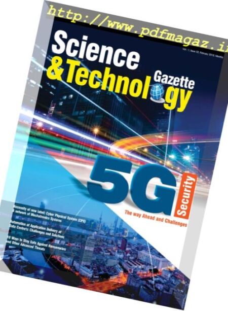 Science & Technology Gazette – February 2017 Cover