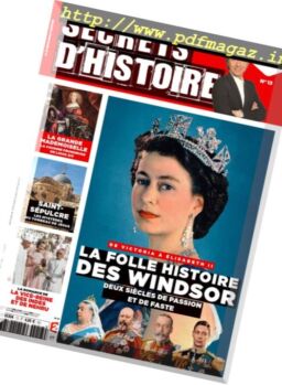 Secrets d’Histoire – Fevrier-Avril 2017