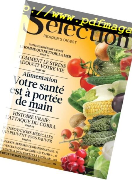 Selection Reader’s Digest France – Fevrier 2017 Cover