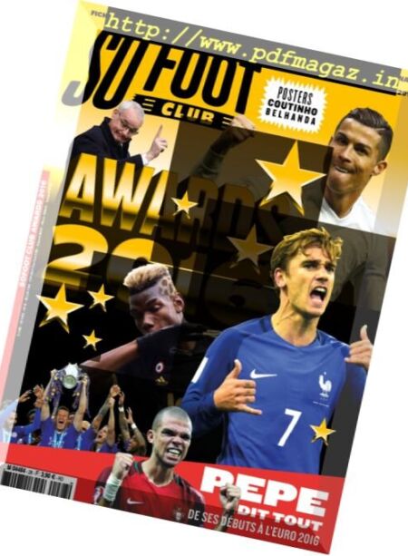 So Foot Club – Awards 2016 Cover