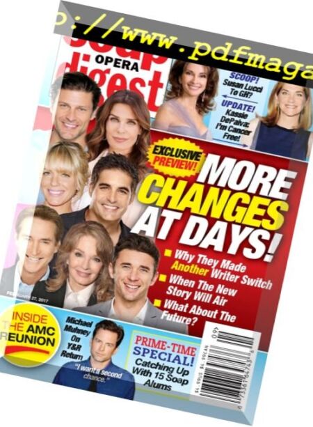Soap Opera Digest – 27 February 2017 Cover