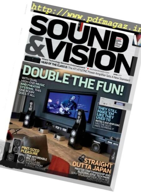 Sound & Vision – April 2017 Cover