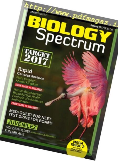 Spectrum Biology – January 2017 Cover