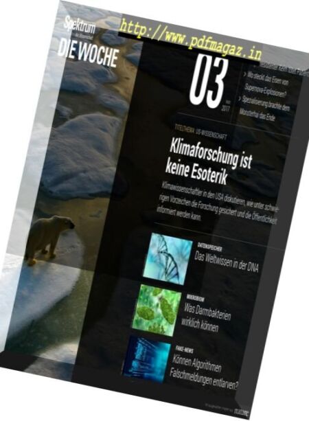 Spektrum Die Woche – 19 Januar 2017 Cover