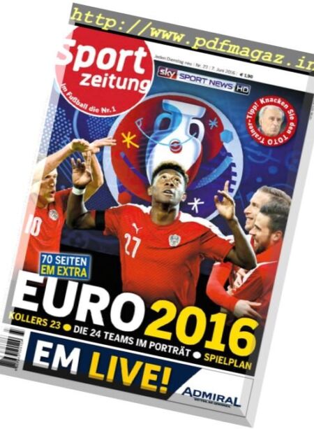 Sportzeitung – 7 Juni 2016 Cover