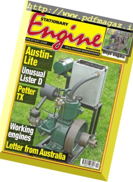 Stationary Engine – April 2017 Cover