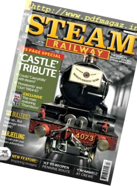 Steam Railway – 27 Janaury 2017 Cover