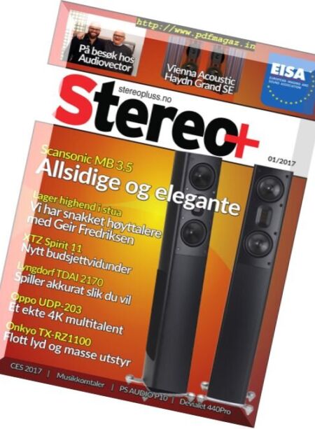 Stereo+ – Nr.1, 2017 Cover