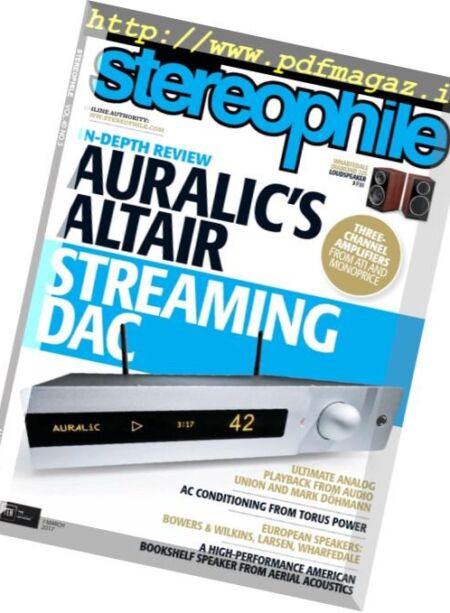 Stereophile – March 2017 Cover