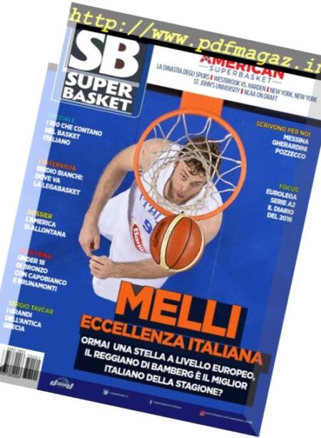 Superbasket – Gennaio 2017 Cover