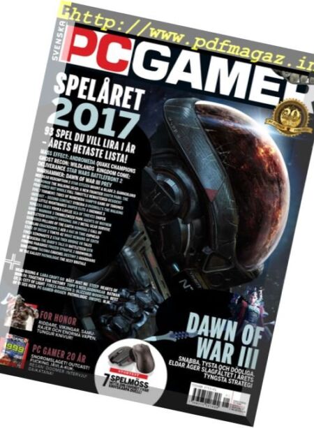 Svenska PC Gamer – Januari 2017 Cover