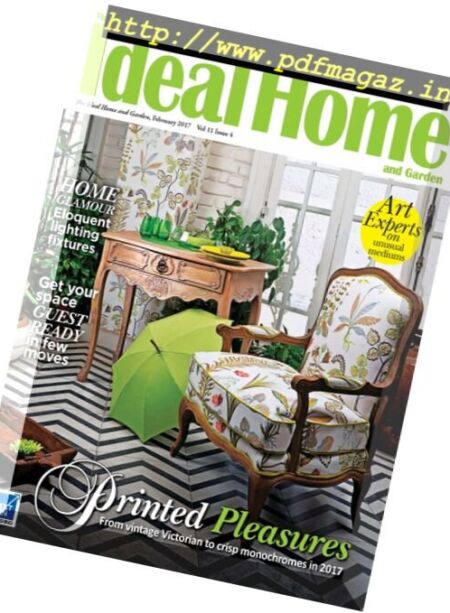 The Ideal Home and Garden India – February 2017 Cover